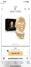 PREDIRE PRESTIGECORDLESS ELEMENT Multi-Purpose Face  Neck Mask DUO Gold NIB