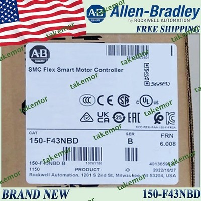New Sealed AB 150-F43NBD/B SMC Flex Smart Motor Controller Free Ship 150F43NBD
