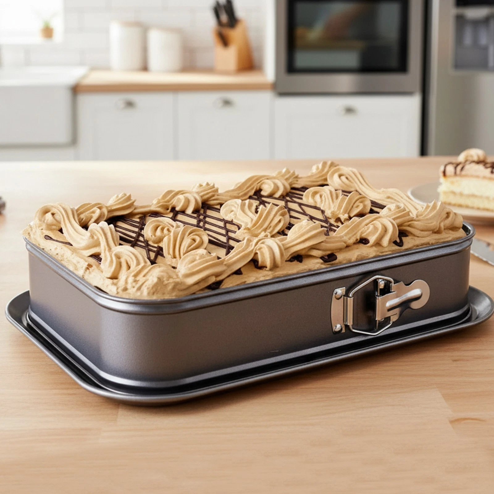 9x14 Inch Nonstick Baking Pan - Gray Rectangular Cake Pan
Opens in a new window or tab