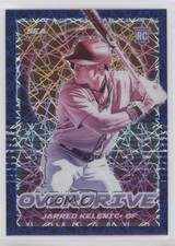 2021 Panini Chronicles Overdrive Blue Velocity Prizm Jarred Kelenic #7 07pa