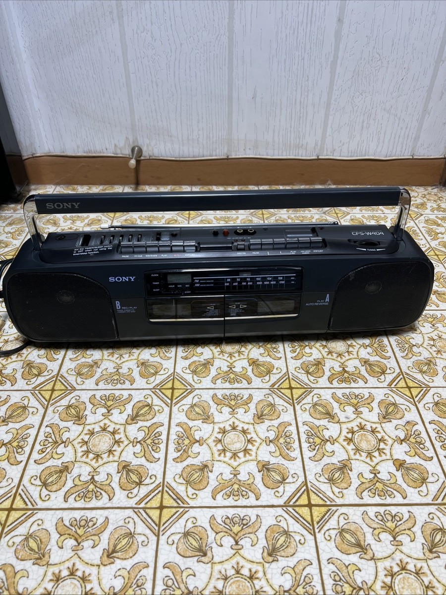 Sony CFS-W404 Jambox Radio Cassette Recorder No Cassette | eBay
