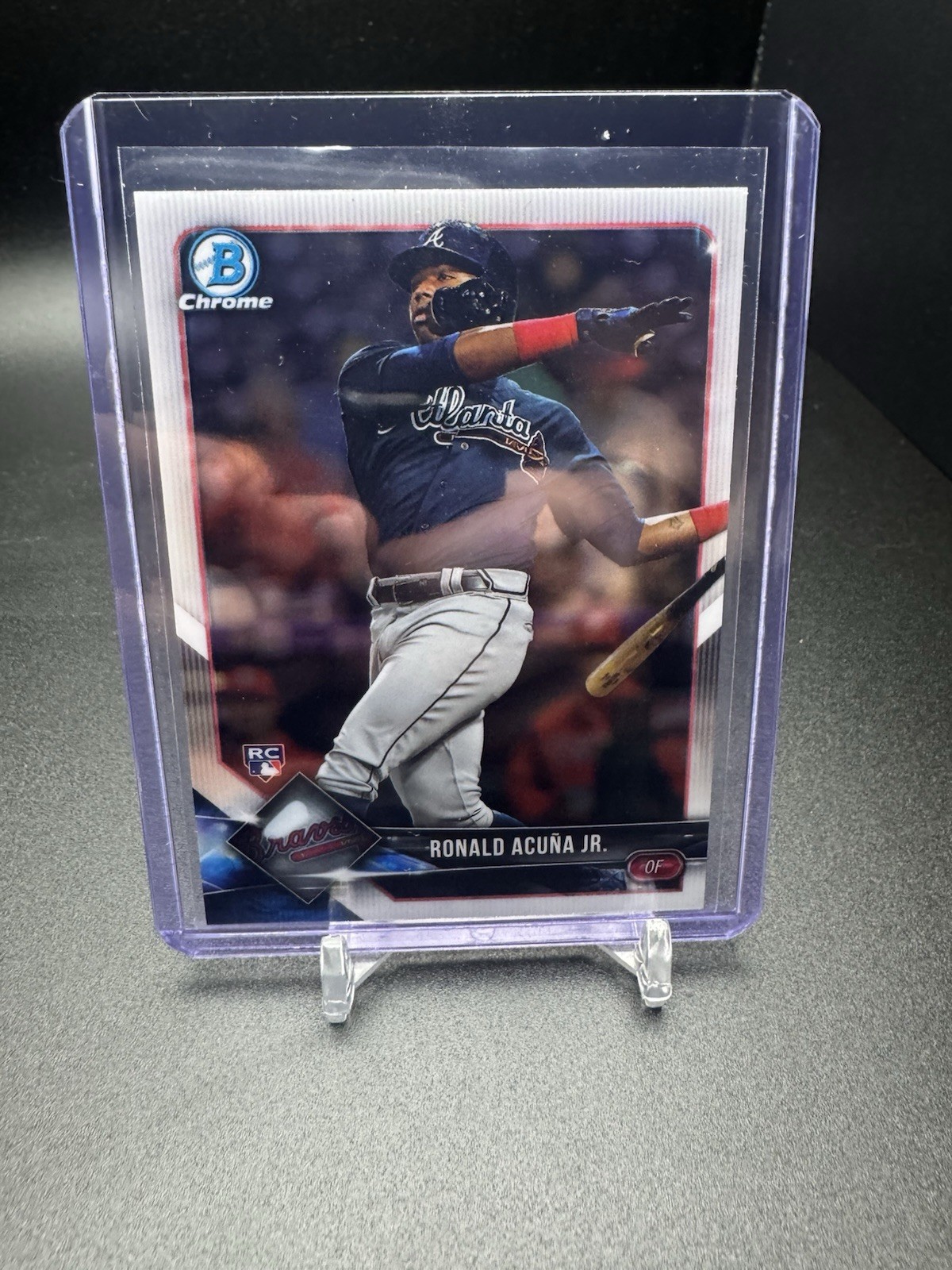Ronald Acuna Jr. 2018 Bowman Chrome #40 Rookie Card
