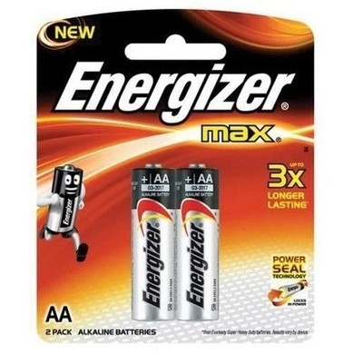 Energizer E91BP-2 AA Batteries -2 Pack (Pack of 6)