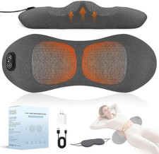 3-in-1 Lumbar Support Massager with Heat, Vibration, and Traction for Pain Relie