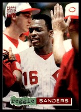 1994 Stadium Club Reggie Sanders Cincinnati Reds #136