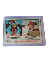 🔥1978 Topps #208 1977 Leading Firemen (Rollie Fingers / Bill Campbell)