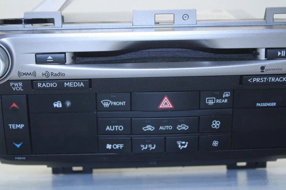 Lexus GS350 2014 navegación audio radio placa frontal panel de control con receptor Foto 4 de 4