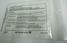 50 Stück Versandtaschen Zoll CP91 Deutsche Post 915-317-000 Dokumententasche