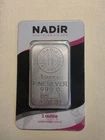 Nadir 1 Oz Pure 999 Silver Bar