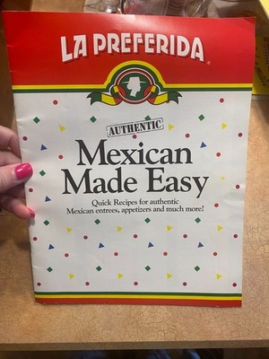 Viintage La Preferida Quick Authentic Recipes Cookbook 17 pages