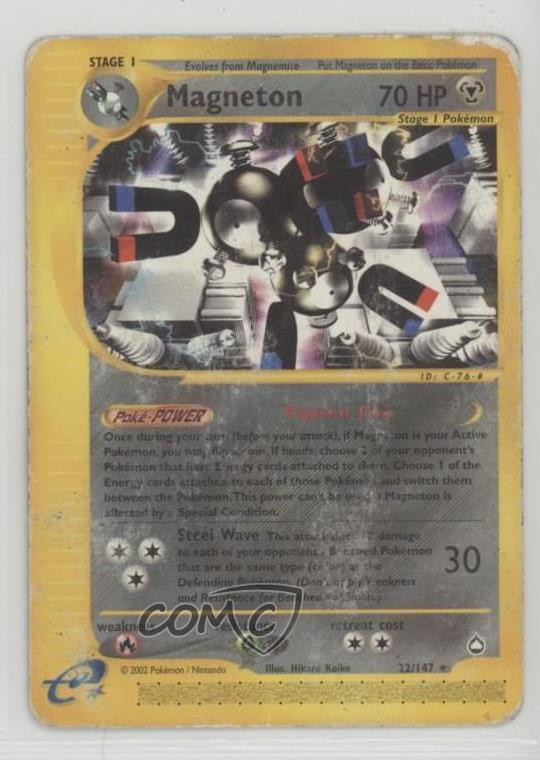 2002 Pokemon e-Card Series - Aquapolis Magneton #22 10a3