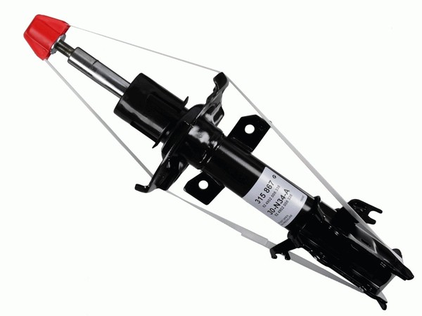 1X Sachs StoßDäMpfer 315 867 FüR Ford CCN CB1 Fiesta 6 Van MAX JK Ecoboost Sport-image