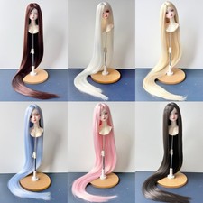 New Extra long BJD Hair Long Straight Wig for 1/3 1/4 1/6 Ball Jointed BJD Dolls
