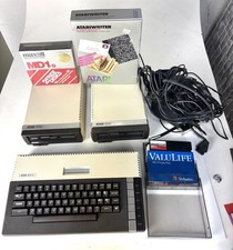 ATARI 800XL Complete 2 Drives Cables Disks Documents Amazing 1980 s Computer