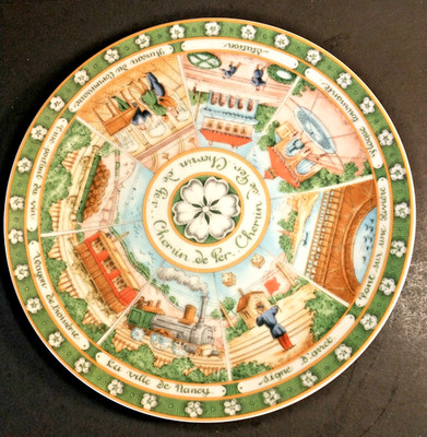 Williams Sonoma Chemin de Fer Salad Plate 8.25'' wide Motif 1 De Nancy