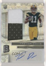2016 Panini Spectra Radiant Rookie Signatures /199 Trevor Davis Patch Auto s3g