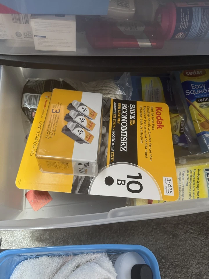 Kodak 10B 10C Black Color Ink Cartridges Lot for ESP Printers New Sealed Genuine - Image 3 of 4