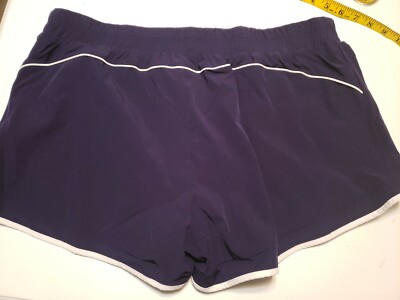 Blevon H Women's Shorts size 2XL,  Navy Blue with spandex short liner