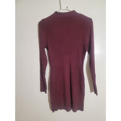 cotton wool mock neck mini sweater dress Cream Mock Neck Mini Sweater Dress
