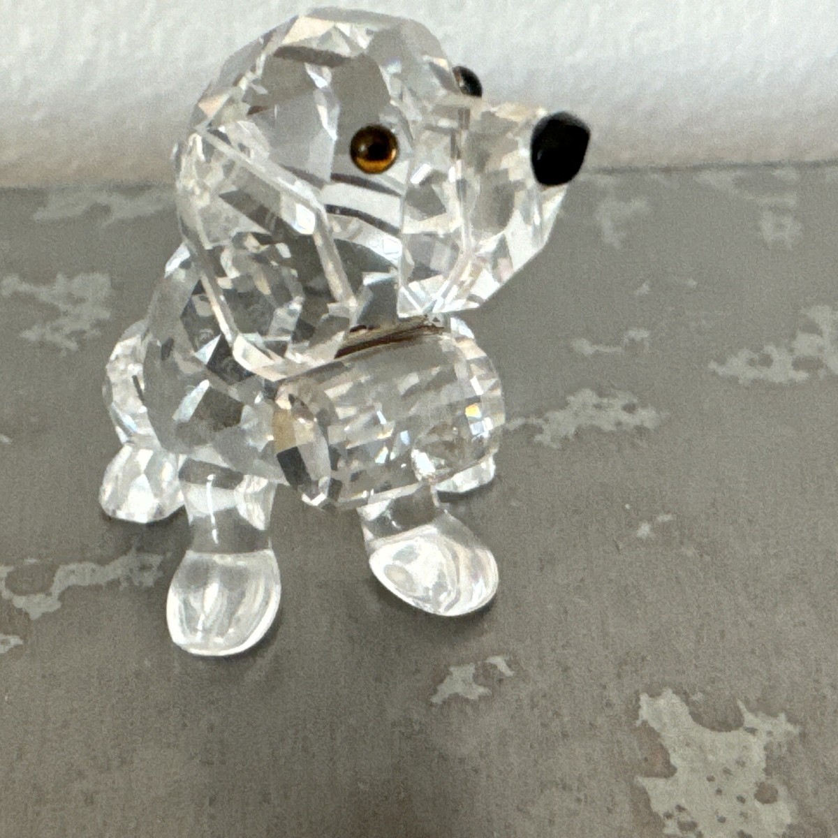 🐕 Swarovski Crystal Pets Corner St. Bernard Puppy Dog Figurine