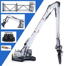 LESU 1/14 RC Full Hydraulic Excavator LR960 Demolition Digging Arm RTR Car Model