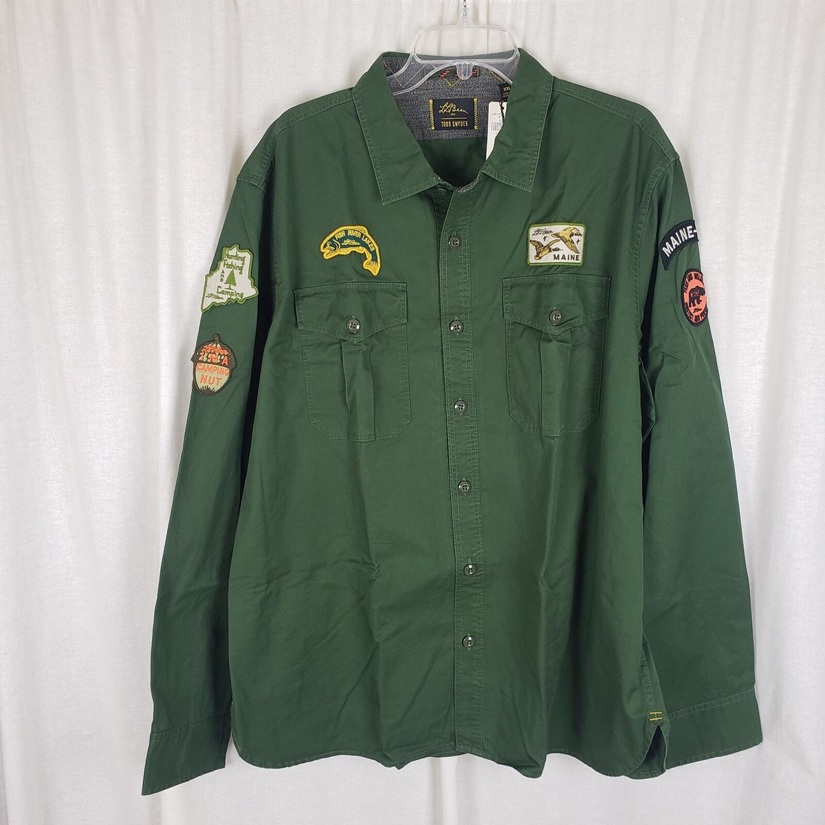 LL Bean Todd Snyder Ranger Boy Scout Long Sleeve Button Up Shirt