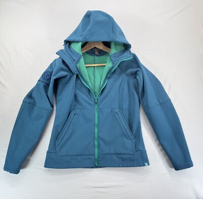 SIMMS Rogue Fleece Hoodie Jacket Women s S Soft Shell Fishing Teal Blue Sailing