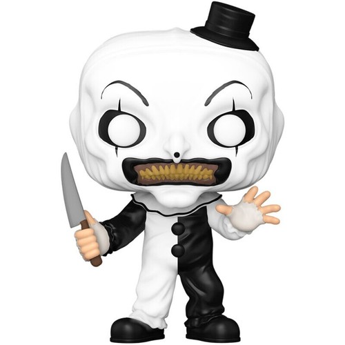 FUNKO POP! MOVIES TERRIFIER ART THE CLOWN 1590 VINYL FIGURE + PROTECTIVE HORROR - Foto 3 di 5