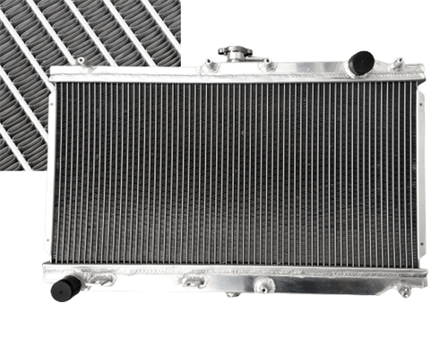 Alluminio Radiatore Per 1998-2005 Mazda MX-5 NB Roadster Miata MX5 1.6/1.8 MT - Imagen 10 de 10