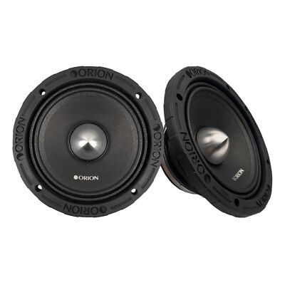 6.5'' 450 Watts RMS 4-ohm Midrange Car Audio Speakers Orion HCCA Series Pair