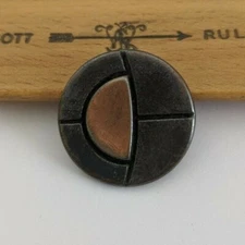 Round Metal Shank Button - 7/8 inch - Dill Buttons    