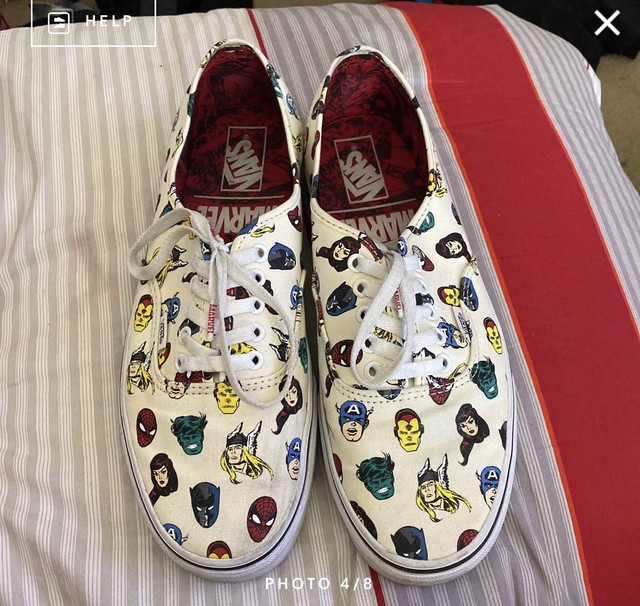 vans marvel heads shoes