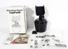 WeatherTech CupFone Universal Adjustable Cup Holder Car Mount 8ACF1 Black