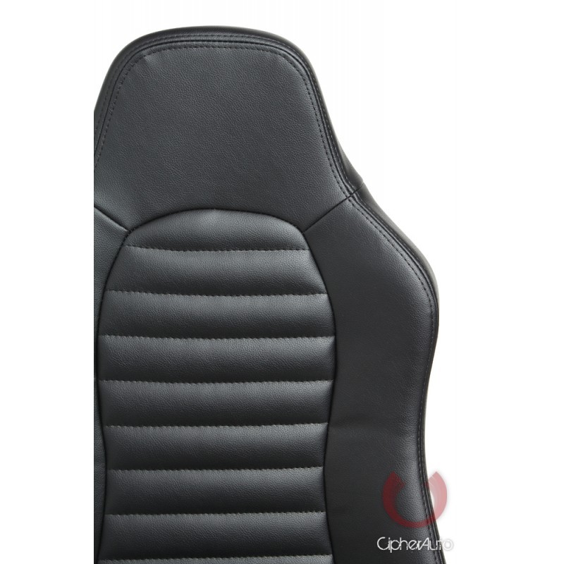 Cipher Auto Black Leatherette Reclinable Jeep/4x4 OffRoad/4WD Suspension Seats eBay