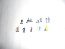HO SCALE FIGURES FOR YOUR TRAIN LAYOUT VINTAGE DIECAST