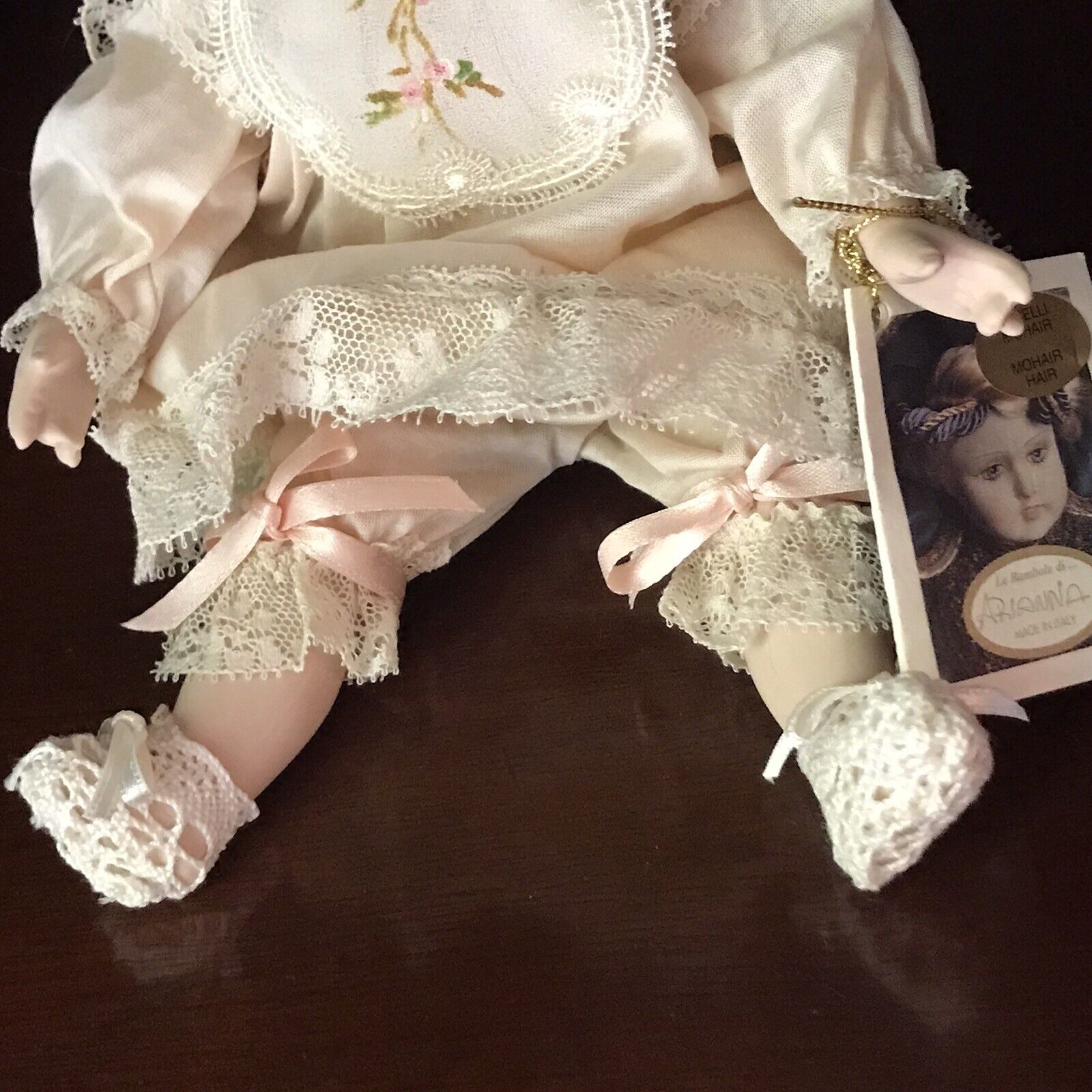 Le Bambole di Arianna Bisque Doll Made in Italy 12 Aurelia LE #18/500