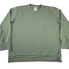 Jungmaven XXL Men’s Crewneck Sweatshirt Green Hemp Organic Cotton Blend USA Made
