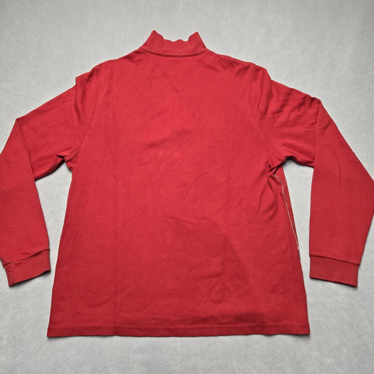 Burberry Brit Men's Red 1/4 Zip Sweatshirt Size XL XLarge | eBay