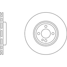 Apec Blue Brake Disc - Front SDK6240 Fits Mini - OE Specification & Quality Part