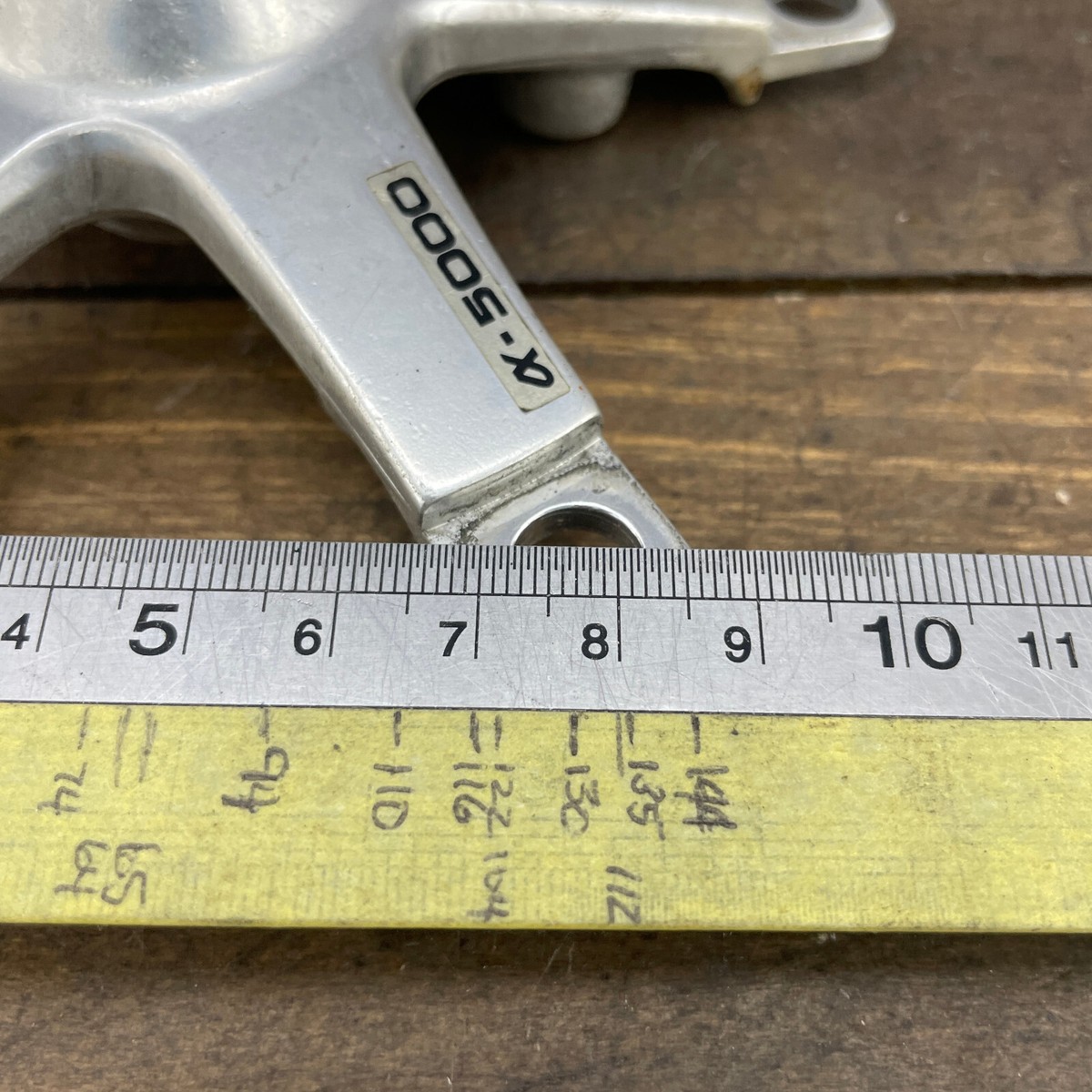 SUGINO GX130 α-5000 Vintage Sugino Alpha 5000 Crank Set 170 mm 130 74 BCD TRIPLE GP130