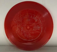 Asahi Sonorama – Hello! Sandy Bell - JAPAN VINYL 7" SINGLE Flexi RED - EM-241