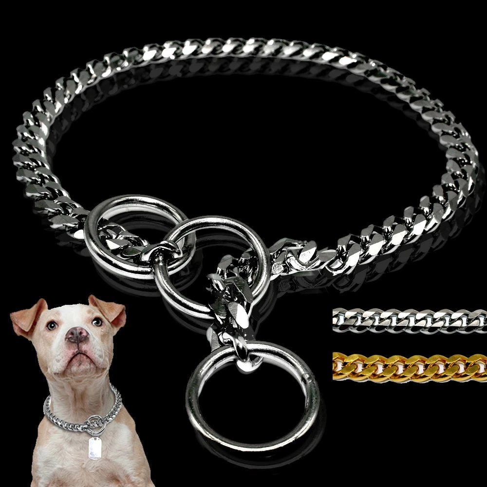 Check chain hotsell dog collar