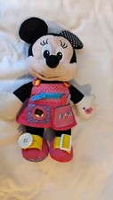 Disney Play And Learn Minnie Mouse Plush Soft Toy 14"