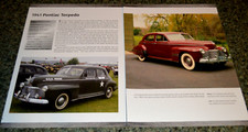 1941 Pontiac Torpedo Info Spec Sheet Photo Feature Print 41 B2