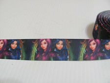 Disney Style Descendants 1 inch Grosgrain Ribbon Cartoon