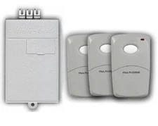 Multicode Gate or Garage Door Opener Receiver and Remote Triple Set