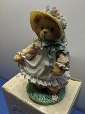 Cherished Teddies Hope "Our Love is Ever-Blooming" 1994 Girl with Tulip Figurine