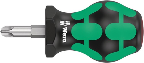 Wera Stubby Screwdrivers Short Slotted, Phillips, Torx, Pozi, SQ - Choose size - Picture 9 of 21