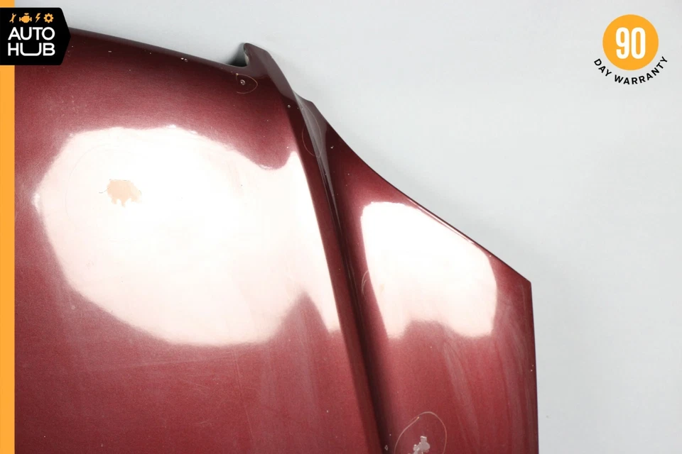 06-11 Mercede W164 ML320 ML350 ML63 AMG Hood Panel Assembly Barolo Red OEM - Image 4 of 4