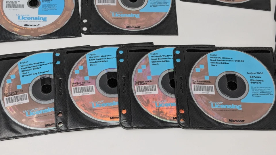 LOT Microsoft Licensing Windows Server 2003 Disc & Keys - READ DESCRIPTION - Image 4 of 4